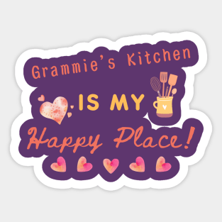 Grammie's Kitchen is My Happy Place Sticker